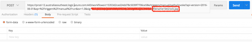Test from Postman