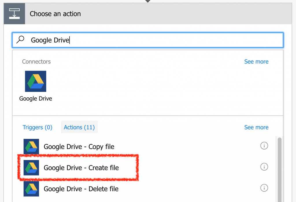 Google Drive connector